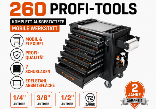Carrello officina 260 - carrello,